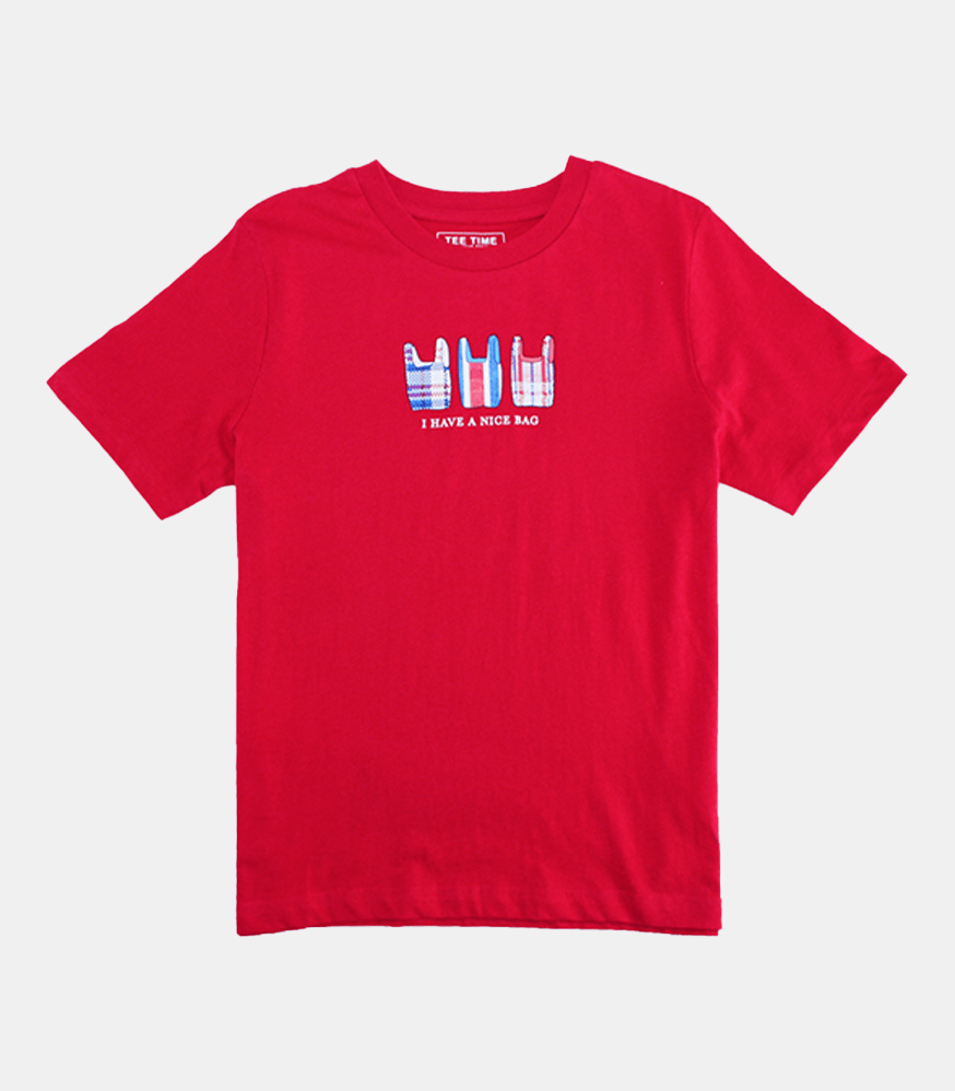 white and red graphic tee near me